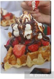 Brüksel sadece belçika'nın başkenti değil avrupa birliği'nin de başkentidir. Bruksel Waffle Tuval Baski Pixers Haydi Dunyanizi Degistirelim