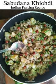 Sabudana Khichdi Fasting Recipe My Dainty Kitchen Recipe Sabudana Khichdi Recipes Sabudana Recipes