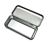 Factory Custom Tinplate Non-Wooden School Supply Storage Container  Aesthetic Tin Box Packaging Simple Metal Pencil Case