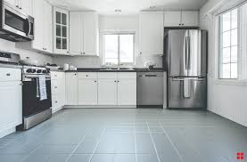 diy painted kitchen floor