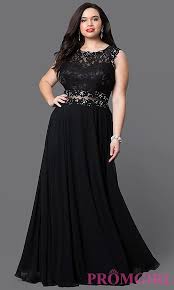 Image Of Long Mock Two Piece Plus Prom Dress In Black Style Dq 9322pr Front Image Plus Size Prom Dresses Evening Dresses Plus Size Plus Prom Dresses