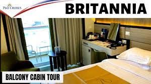 P O Britannia Balcony Cabin Tour D710 11710 Youtube