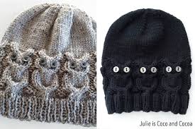 Whoooo's excited about super scarves?! Owl Hat Knit Pattern Julie Measures
