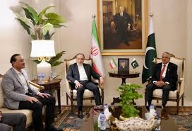An Iranian delegation led by the Foreign Minister Abbas Araghchi had  arrived in Islamabad on Friday night. Araghchi was received by Deputy Prime  Minister and Foreign Minister Ishaq Dar, Chief of Defence