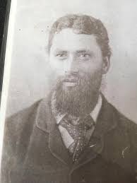 This photo has Captain Christopher Faulkner when young written