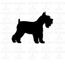 Black And White Mini Schnauzer Clipart Schnauzer Svg Dog Design Puppy Svg Design Etsy In 2020 Dog Design Schnauzer Dog Silhouette