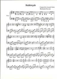 Mit suchmaschine für noten im internet, noten zum herunterladen und hintergrundinformationen. Hallelujah Piano Sheet Music Leonard Cohen Piano Sheet Music Free Piano Sheet Music Pdf Sheet Music Pdf