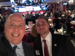 Great night here Citizens Bank Park. Tonight is our @Phillies Charities,  Inc., Holiday Party. #seasonofgiving. Me and Jameson Hall and all of the  honorees in the background.