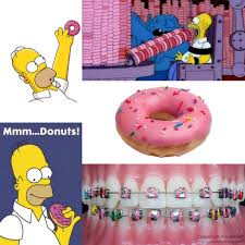 $22.99 get fast, free shipping with amazon prime & free returns return this item for free. Donut Donuts Homersimpson Thesimpsons Simpsons Homer Doughnut Krispykreme Braces Orthodontics Ort Cute Braces Colors Cute Braces Braces Teeth Colors