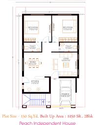 Image Result For Floor Plan 2bhk House Plan House Plans Architectural House Plans