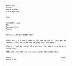 Business Letter Format Template Inspirational Free 28 Sample Business Letters Format In Business Letter Sample Business Letter Format Business Letter Template