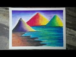 How To Draw Easy Landscape Or Scenery Using Oil Pastels Youtube Easy Drawings Oil Pastel Oil Pastel Techniques