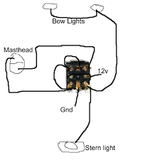 Toggle the right switch and it connects to the upper circuit and now closes the path and turns the light left connections toggle between the two right connections. Carling Rocker Switches