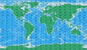 World Grid Square Map Pdf Grid Squares Map