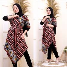 Rok batik katun cap mix thick rayon, fit l ukuran : Exclusive Dress Tunik Batik Etnik Motif Songket Model Lancip Asimetris Lazada Indonesia