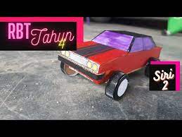 Kereta mainan bertenaga angin, kereta dari kotak bekas minuman, alat dan bahan yang digunakan 1. Rbt Tahun 4 Membina Kereta Lumba Kotak Reka Bentuk Kereta Siri 2 Youtube