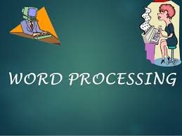 Maybe you would like to learn more about one of these? Word Processing