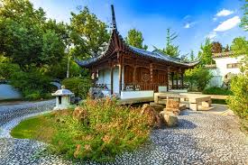 Beim gartenrundgang auf kunstvoll gepflasterten, natürlich geführten wegen erschließen sich stets neue perspektiven und eindrücke: China Garten Stuttgart Stockbild Bild Von Brucke Holz 124103709