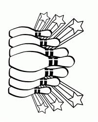 Make a fun coloring book out of family photos wi. Bowling Coloring Pages Kidsuki