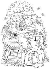 Mushroom house coloring page from fantasy & mythology category. 22 Best Mushroom House Black And White Ideas Coloring Books Coloring Pages Colouring Pages