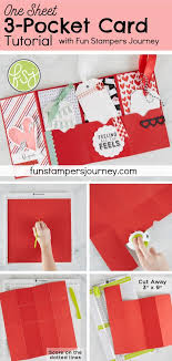 3 1/8″ x 4 5/8″. So Erstellen Sie Eine Einblattige 3 Pocket Karte Mit Fun Stampers Journey Geschenk Letzter Minute Fun Fold Cards Fancy Fold Cards Card Tutorial