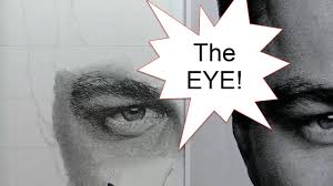 To position the eyes draw a horizontal line through the middle of the face and draw the eyes directly on that line. Realistic Pencil Drawing Tutorial Part 3b The Eye How To Draw People Step By Step Youtube