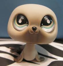 Littlest Pet Shop 637 Gray Seal W Realistic Eyes Pet Shop Littlest Pet Shop Lps Pets