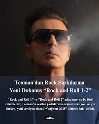 Teoman'dan Rock Şarkılarına Yeni Dokunuş “Rock and Roll 1-2” Teoman,  kariyerinde iz bırakan rock şarkılarını iki volüm halinde yeniden  dinleyicilerle buluşturuyor. “Rock and Roll 1” ve “Rock and Roll 2” adını  taşıyan