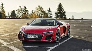 Audi, r8, spyder, red, convertible. Audi R8 2020 Wallpapers Wallpaper Cave