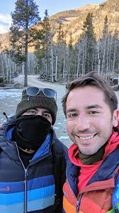 When did the boulder come down above the ladder?