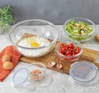 JoyJolt Kitchen Mixing Bowls. 5pc Glass Bowls with Lids Set – Neat Nesting  Bowls. Large Mixing Bowl Set incl Batter Bowl, Cooking Bowls, Storage Bowls  ...