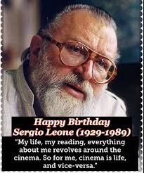 January 3: Happy Birthday Sergio Leone (1929-1989) #sergioleone #director  #bornonthisday #happybirthday #JanuaryBirthdays #January #quotes