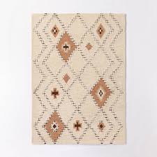 The easiest way to give any room a cool makeover is to throw in a swanky rug. Northridge Hand Tufted Wool Shag Diamond Area Rug Beige Brown Threshold Designed With Studio Mcgee Target