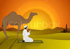 Between the combination of the anatomy and absolutely wonderful conditions, the shape is supposed to look like. Man Praying And Camel With Sunset Stock Vector Colourbox