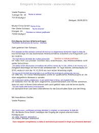 Salariatul poate să își dea demisia la zi, adică să nu respecte termenul de preaviz, dacă angajatorul nu își îndeplinește obligațiile asumate prin contractul individual de muncă. 043 Model Demisie Kundigung Cu Explicatii