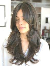 50 Cute And Effortless Long Layered Haircuts With Bangs Frisyrer Frisuren Coiffures Layered Haircuts With Bangs Hairstyles With Bangs Long Layered Haircuts