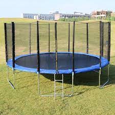 New 16ft Trampoline Combo Bounce Jump Safety Enclosure Net W Spring Pad Ladder Unbranded Outdoor Trampoline Backyard Trampoline Kids Backyard Fun