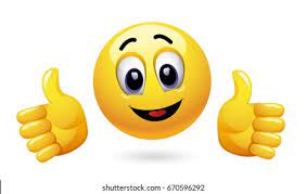 And it is opposite to 👎 thumbs down emoji both by look and by meaning. Smiley Showing Thumbs Emoticon Thumbs Showing Stock Vector Royalty Free 670596292