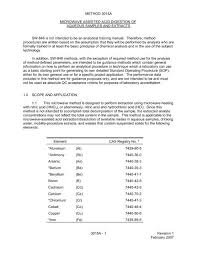 The air injection method has also View Actual Epa Method 3015a Columbia Analytical Services