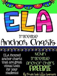 Ela Anchor Chart Traceable Nouns By Miss Lees Little Learners