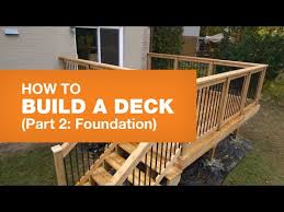 Deck railing height nova scotia. Build A Deck A Step By Step Video Guide The Home Depot Canada