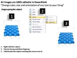 Powerpoint Process Chart Pieces 6x7 Rectangular Jigsaw