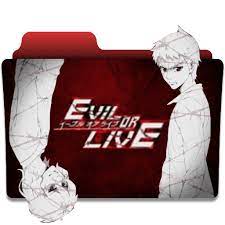 Evil Or Live Anime Folder Icon By Giantus Deviantart Com On Deviantart Anime Folder Icon Evil