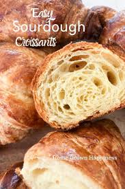 Easy Sourdough Croissant Recipe Home Grown Happiness Sourdough Starter Discard Recipe Croissant Recipe Sourdough