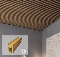 Melinco New Fashion Design Pvc Ceiling Panel Wood Grain ...