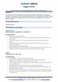 I presented a letter of job application and along with a resume in advance this month for the programmers position at the it department.i haven't been called or emailed up to date. Bagger Resume Samples Qwikresume