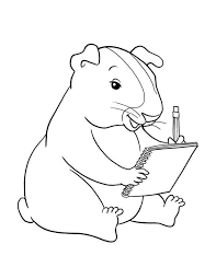 You can download and print this simple guinea pig coloring pages,then color. Guinea Pig Coloring Pages Free Printable Coloring Pages For Kids