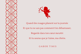 Voici quelques exemples de messages romantiques à envoyer à votre partenaire pour la rassurer sur 2. Poeme D Amour Pour Elle