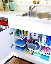 6 astuces de rangement sous l evier organisation maison kitchen sink organization small space organization home organization