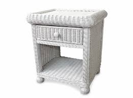 Pair of artisanal rattan nightstands, manufactured in the 1970s, sweden. Wicker Nightstands Rattan Tables